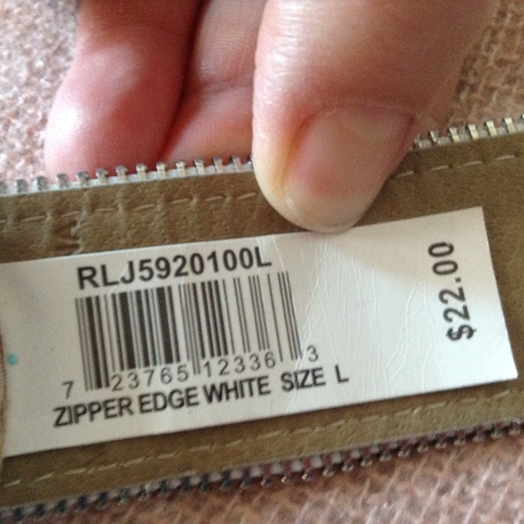 Relic Womens Glitter Zipper Edge Belt, Size L - Picture 7 of 8